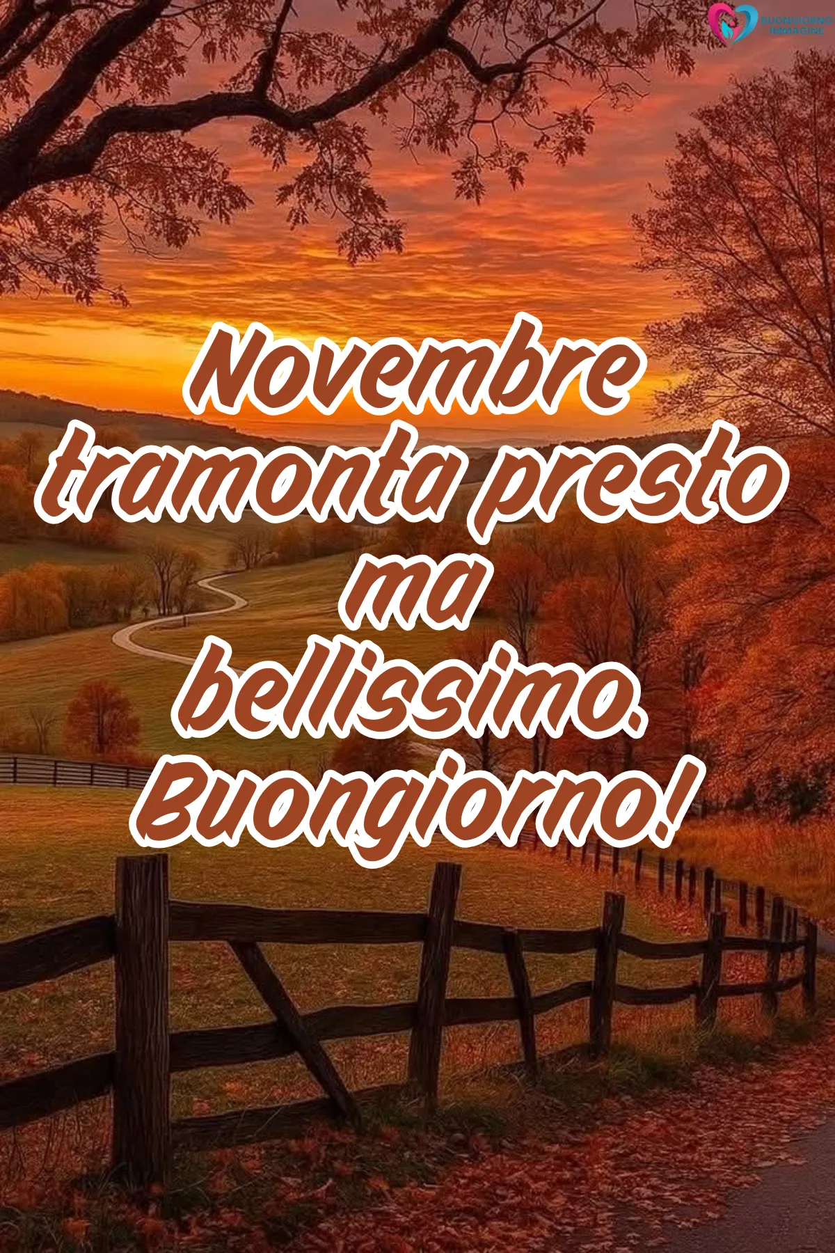 Foto buongiorno novembre | buongiornoimmagine.it